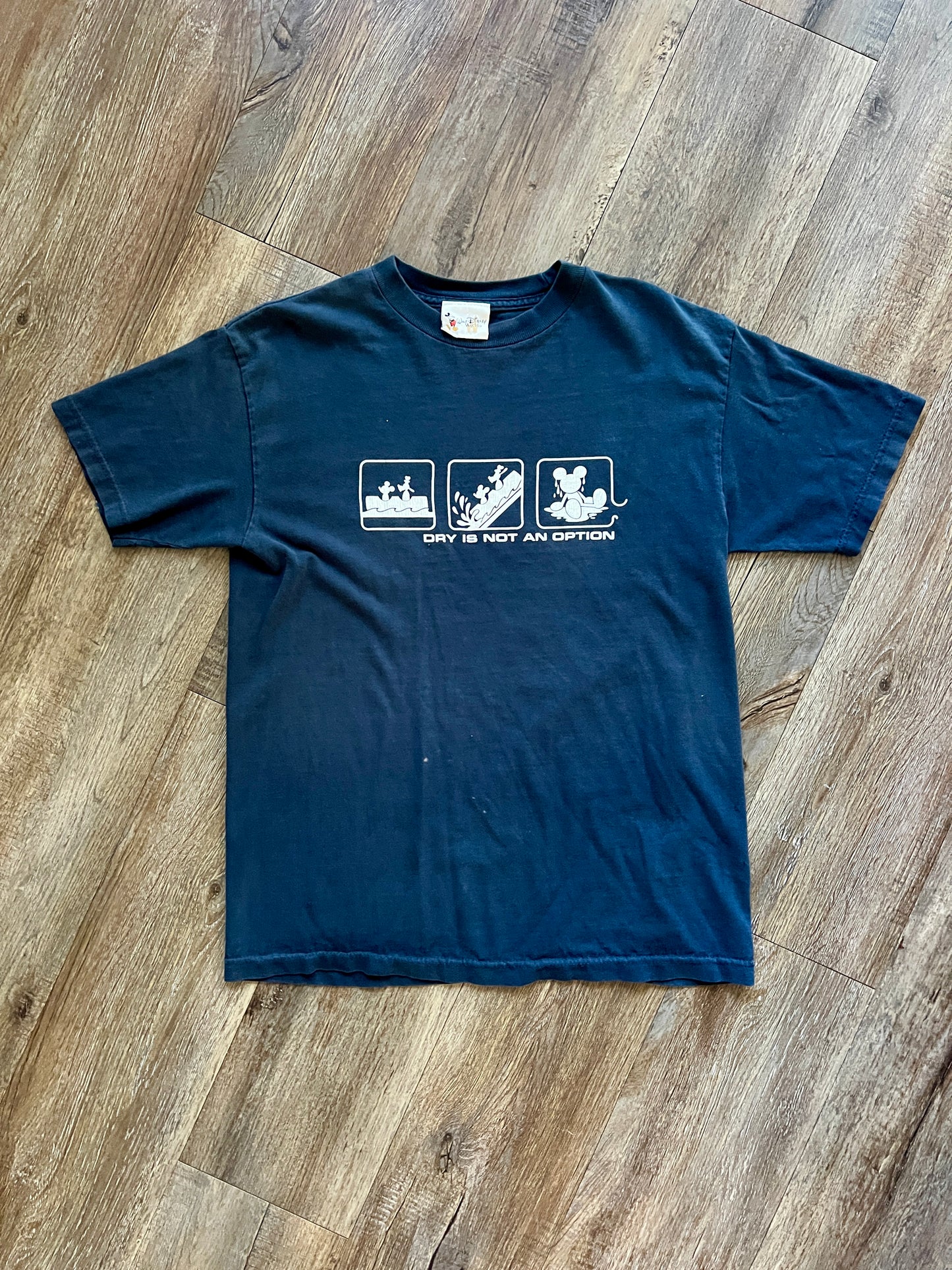 779 -Black Splash Mountain Dry is Not An Option Flume Box Tee - M