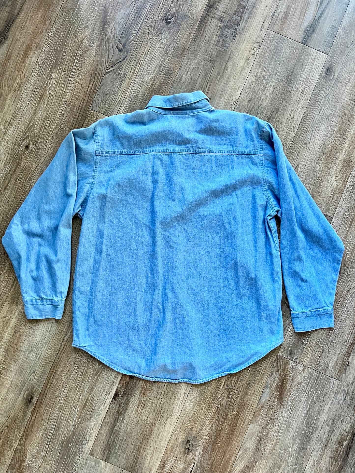 771 -Denim Street Mickey & Minnie Button Up - XL