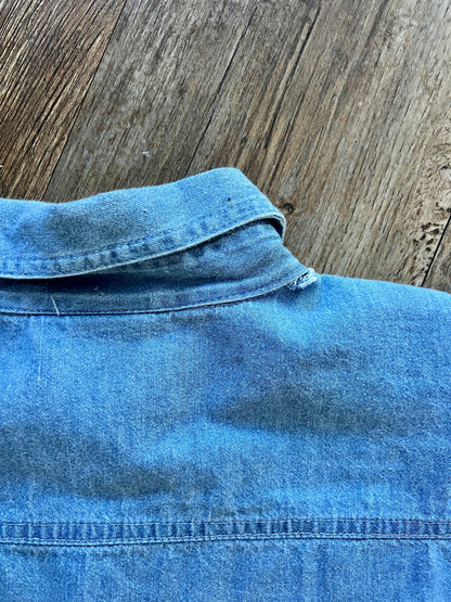 771 -Denim Street Mickey & Minnie Button Up - XL