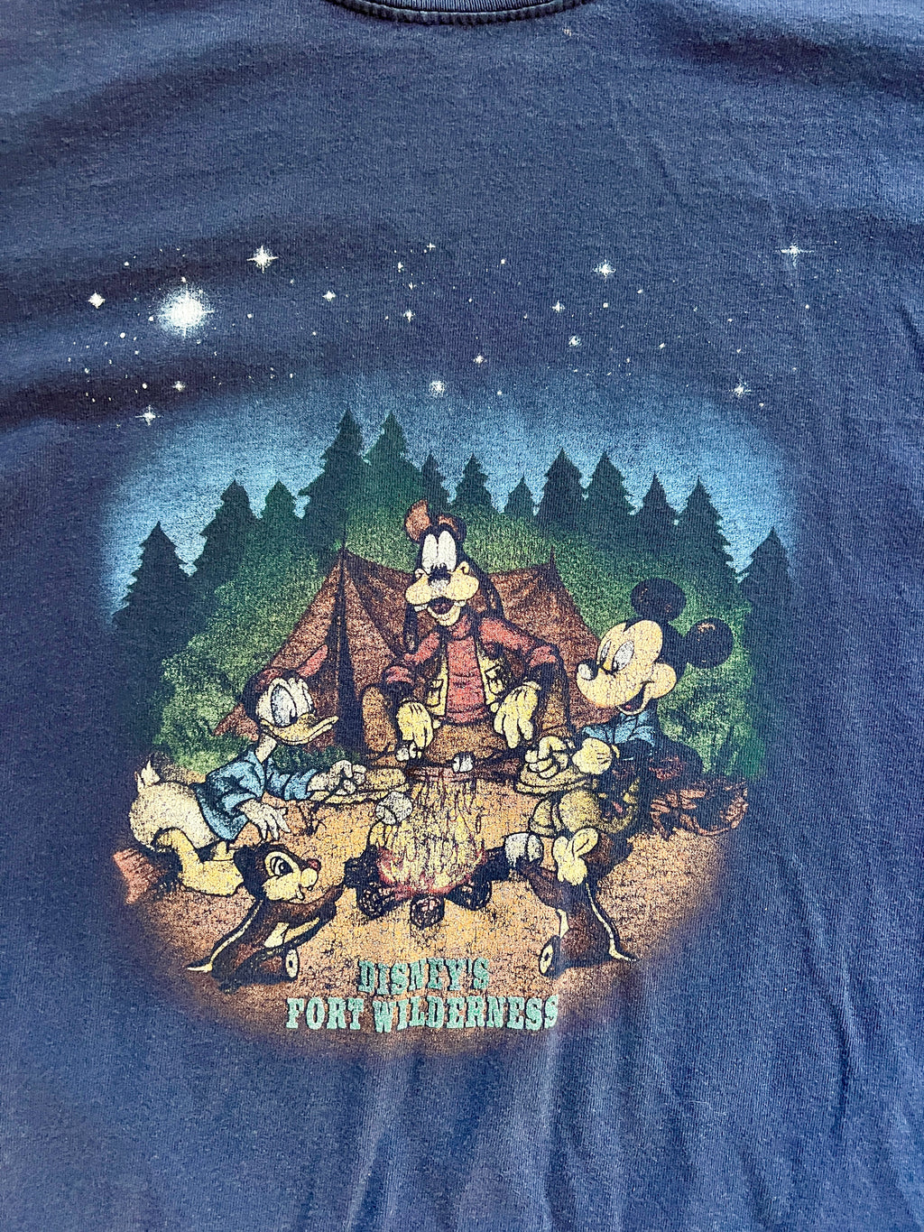 777 -Navy Fort Wilderness Fire Pit Tee - M