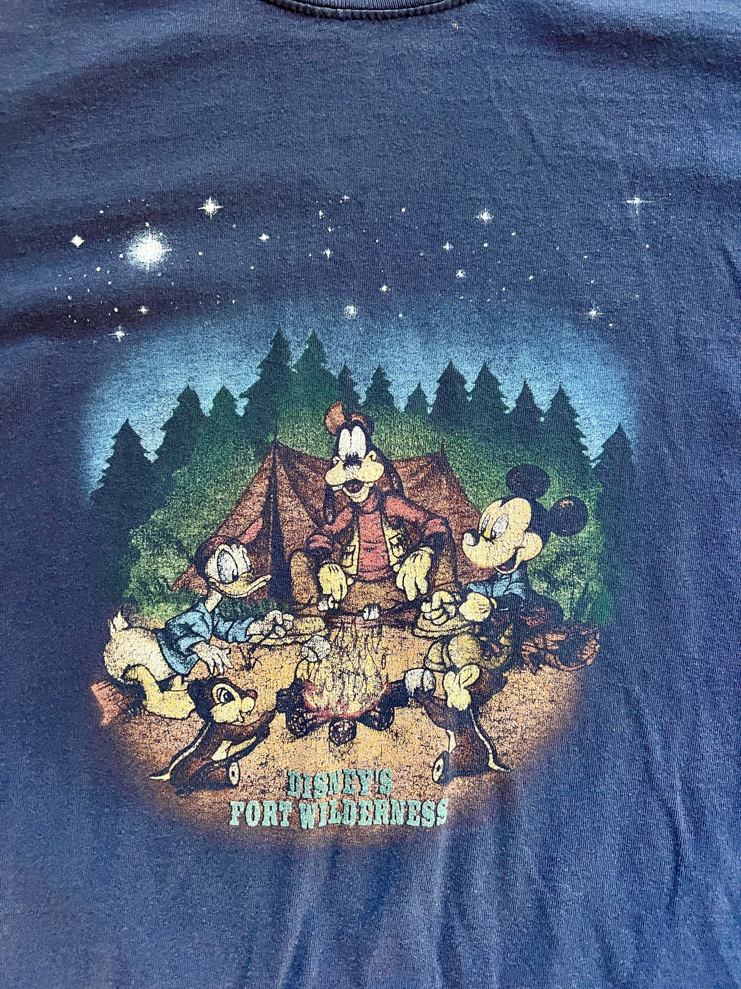 777 -Navy Fort Wilderness Fire Pit Tee - M
