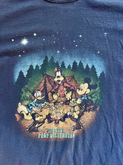 777 -Navy Fort Wilderness Fire Pit Tee - M