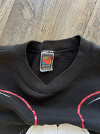 780 -Black & Red Big Face Mickey Crewneck - XL