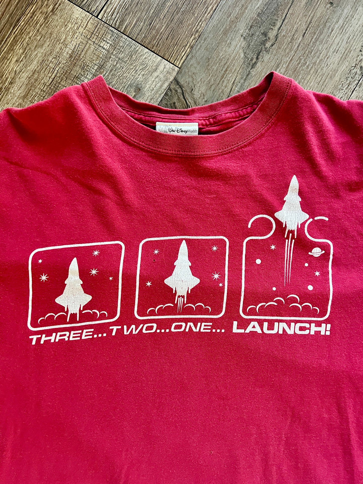 810 -Red Mission Space Launch Box Tee - XL