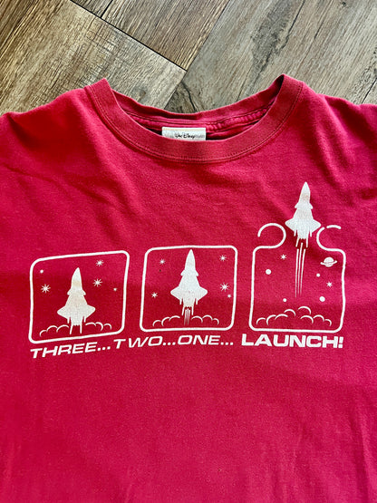 810 -Red Mission Space Launch Box Tee - XL