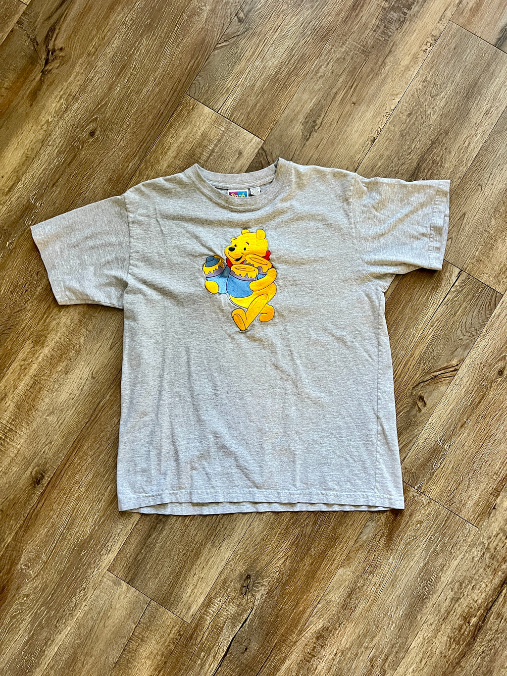 797 -Grey Embroidered WTP Walking With Honey Pots Tee - XL
