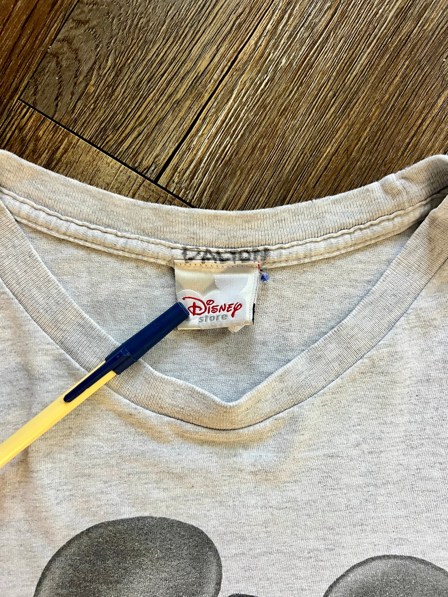 794 -Grey Mickey I Love Cheese Coffee Mug Sleep Shirt - OSFA