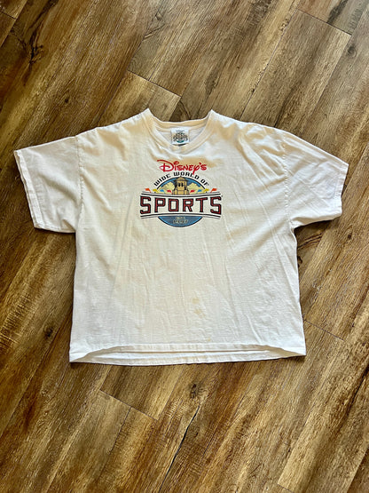 790 -White ESPN Wide World of Sports Tee - 2X