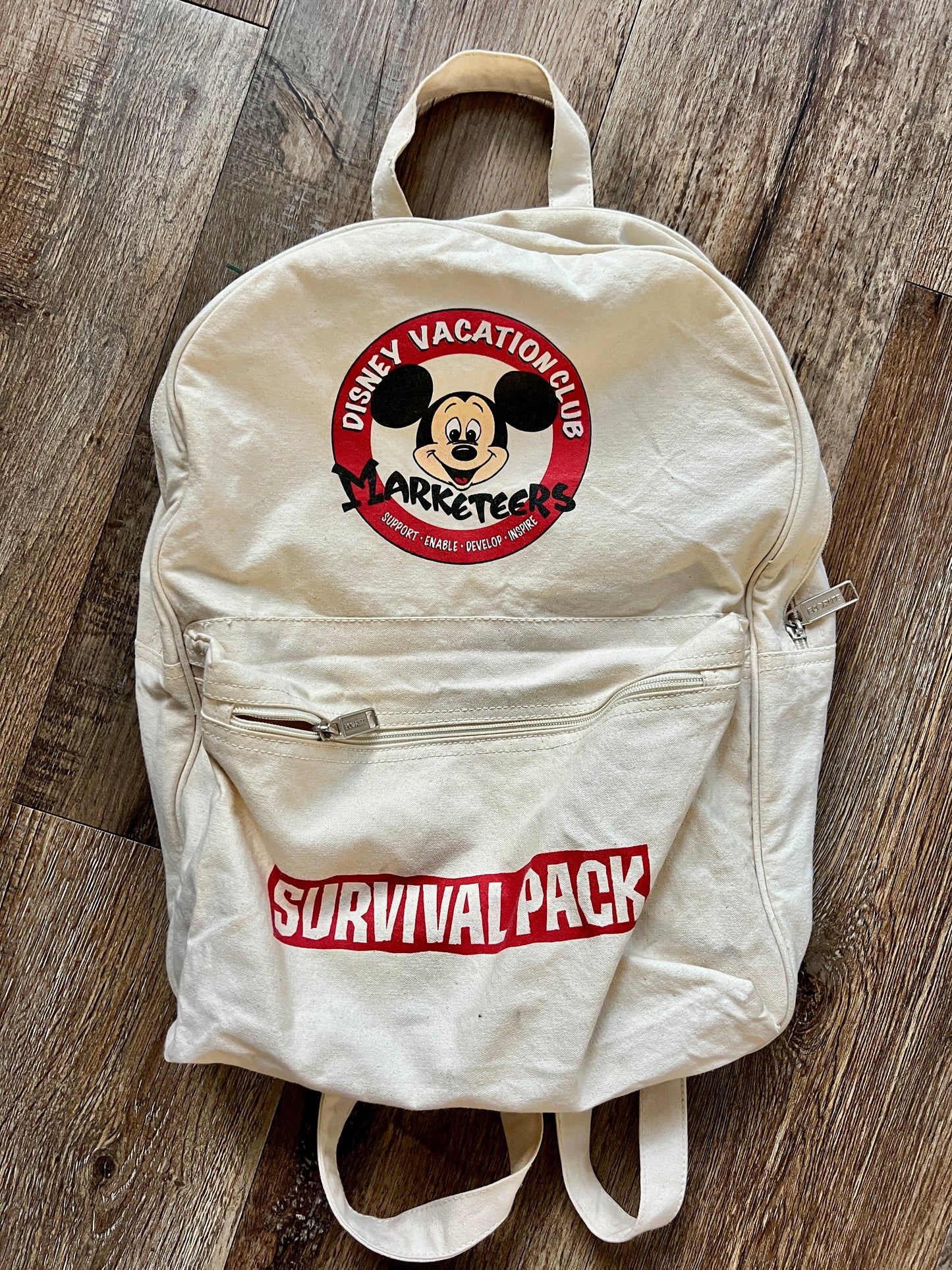825 -Tan Mickey DVC Survival Pack Backpack