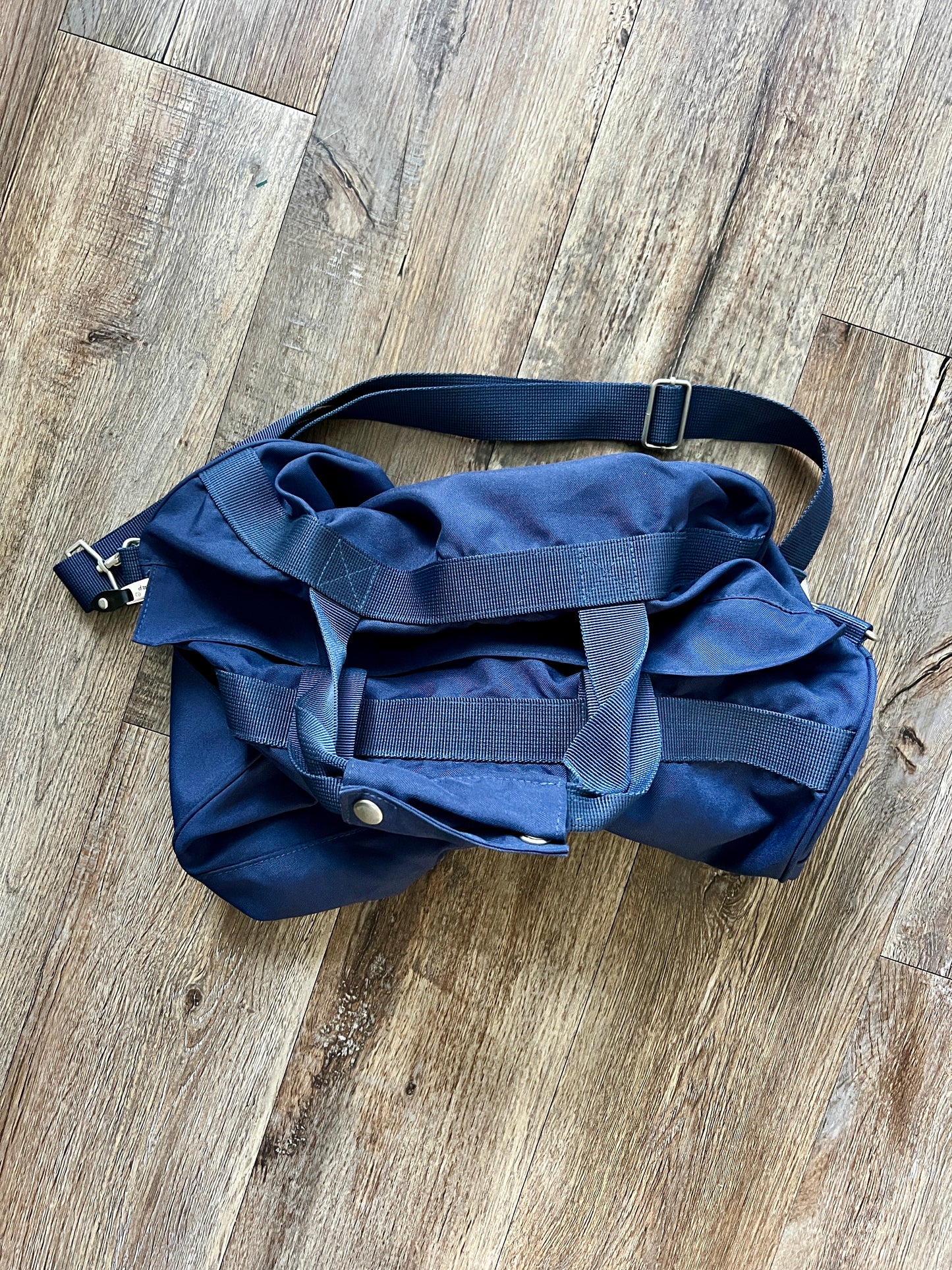824 - Disney Store Blue Character Duffel Bag