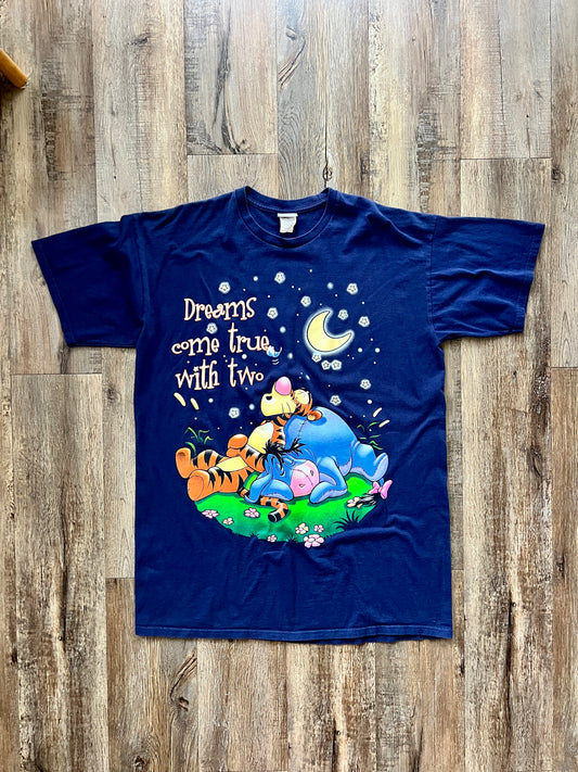 206 -Navy Eeyore & Tigger Dreams Come True with Two Sleep Shirt - OSFA