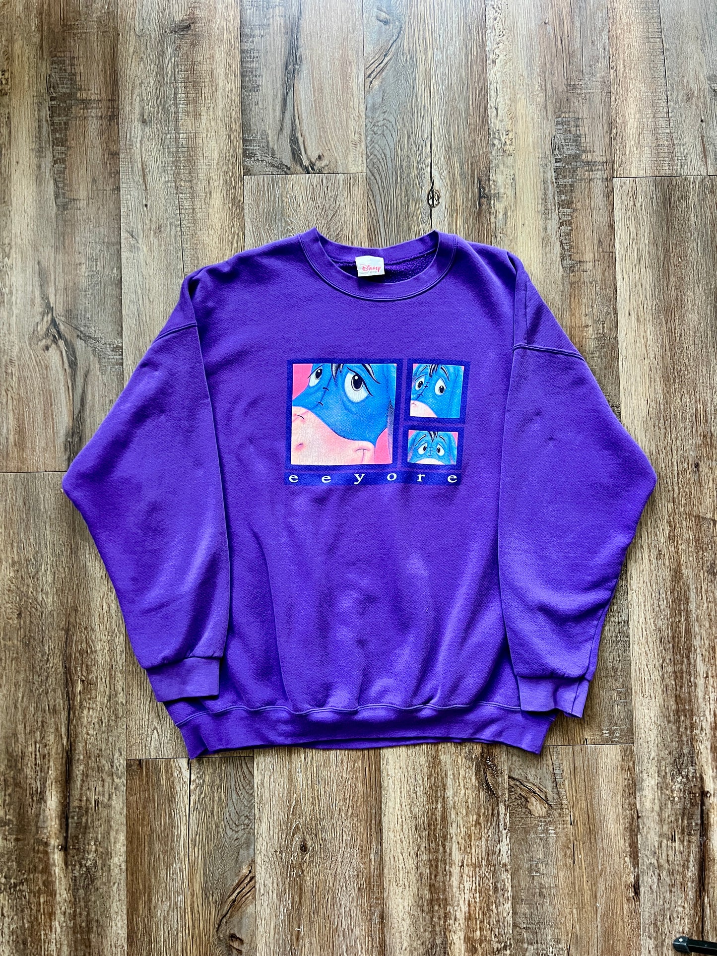 225 -Purple Eeyore Box Crewneck - 2X