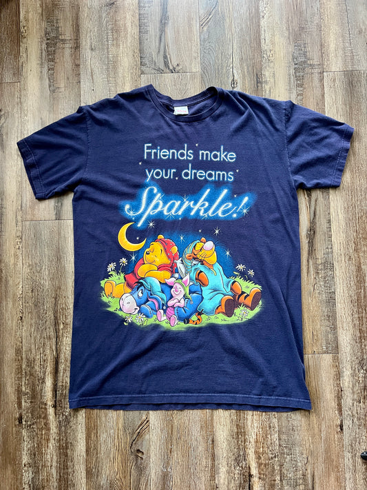 212 -Navy WTP & Tigger Friends Make Your Dreams Sparkle Sleep Shirt - OSFA