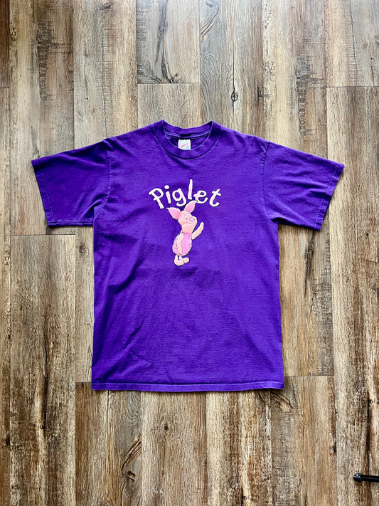 223 -Purple Piglet Puff Tee - L
