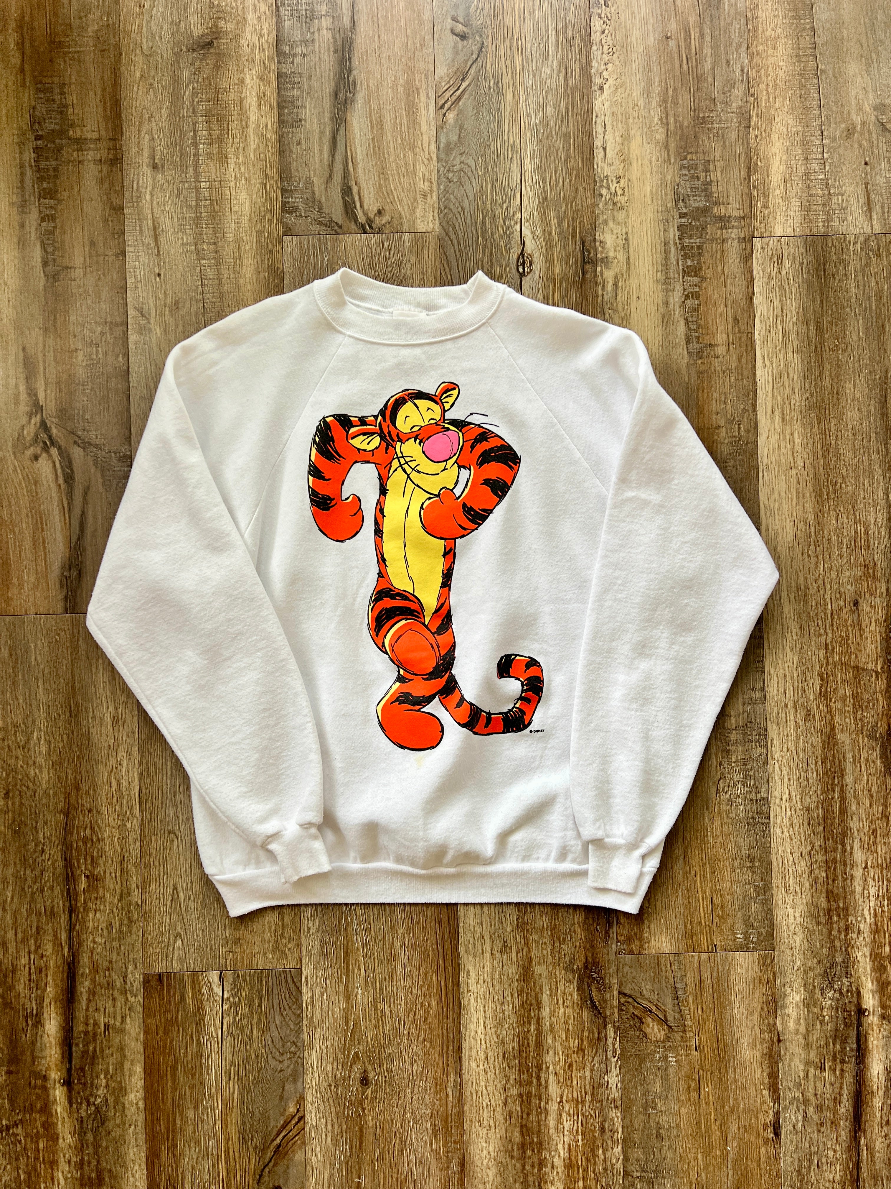 230 -White Giant Tigger Crewneck - 2X