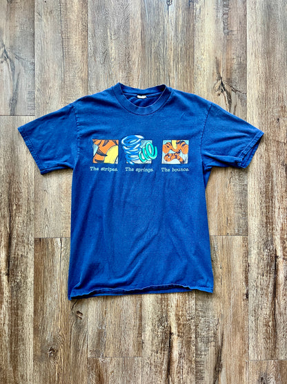 228 -Blue Tigger The Stripes The Springs The Bounce Tee - M