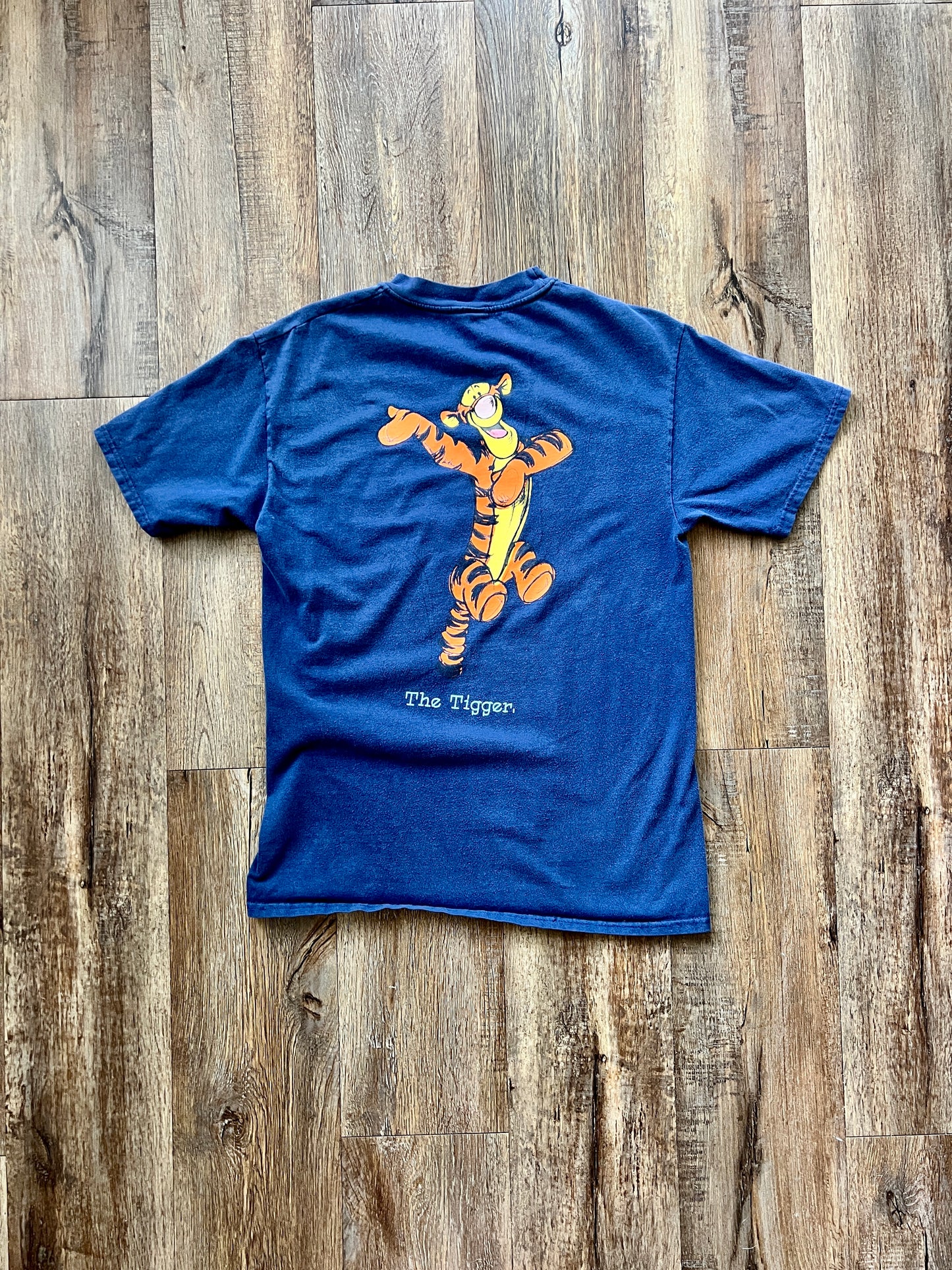 228 -Blue Tigger The Stripes The Springs The Bounce Tee - M