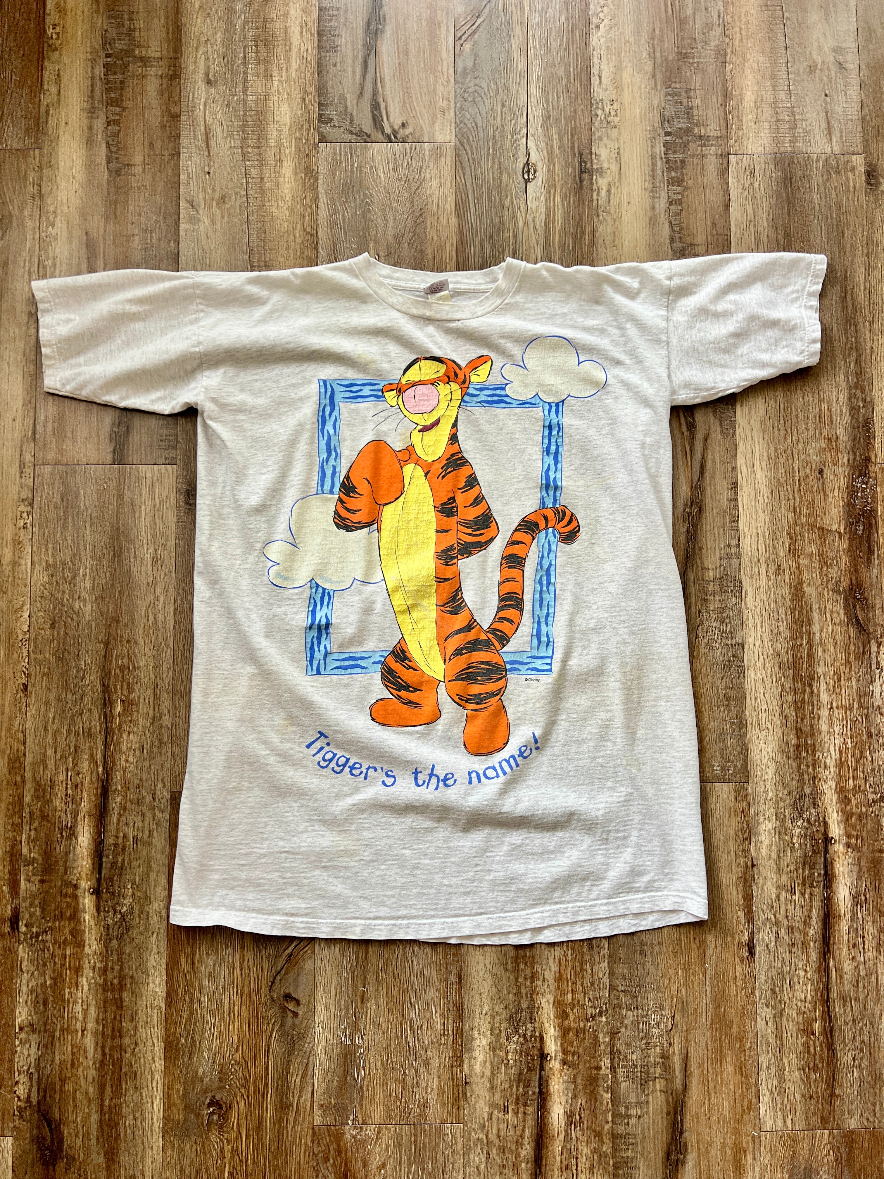 231 -Grey Tigger Cloud Frame Tigger's The Name Sleep Shirt - OSFA