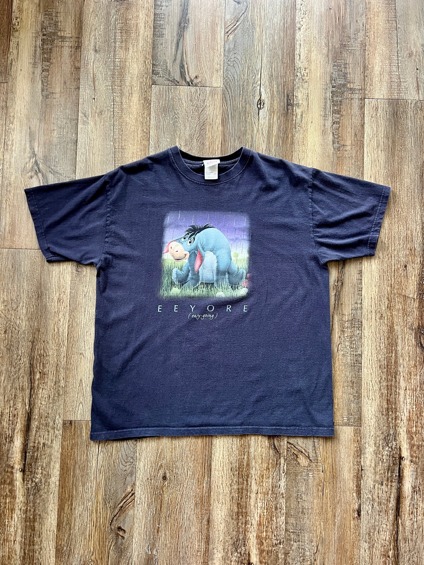 211 -Navy Eeyore Rain Tee - L