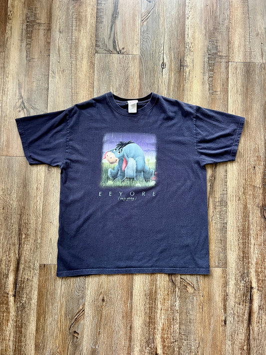 211 -Navy Eeyore Rain Tee - L