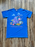 216 -Blue Eeyore Early Bird Gets All The Chocolate Sleep Shirt - OSFA