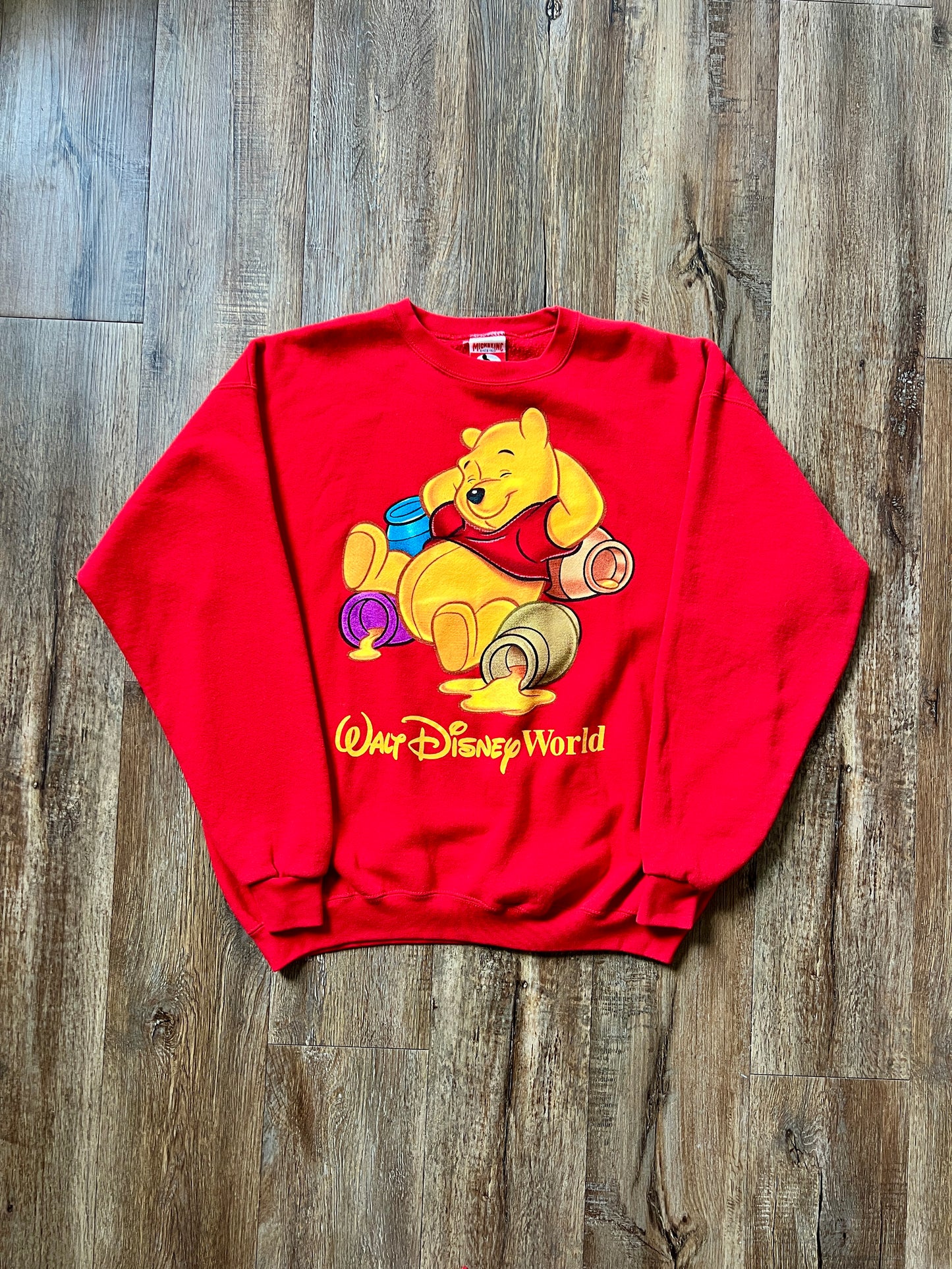 194 Red WTP Honey Pot WDW Logo Crewneck - 2X