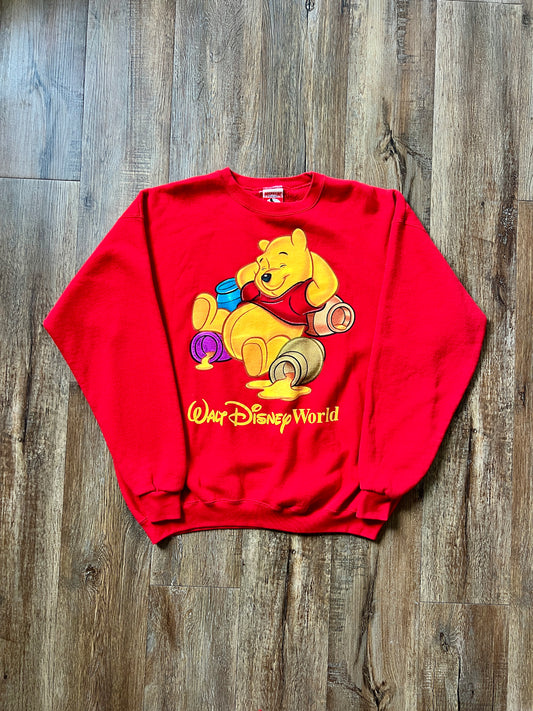 194 Red WTP Honey Pot WDW Logo Crewneck - 2X