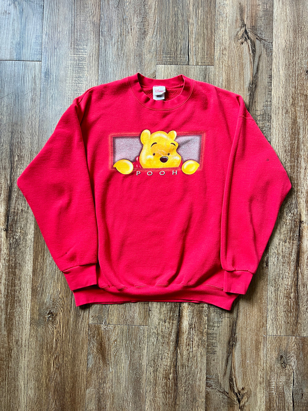 193 -Red WTP Peeking Box Crewneck - XL