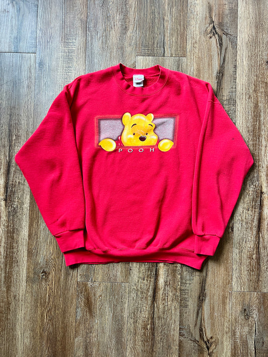 193 -Red WTP Peeking Box Crewneck - XL