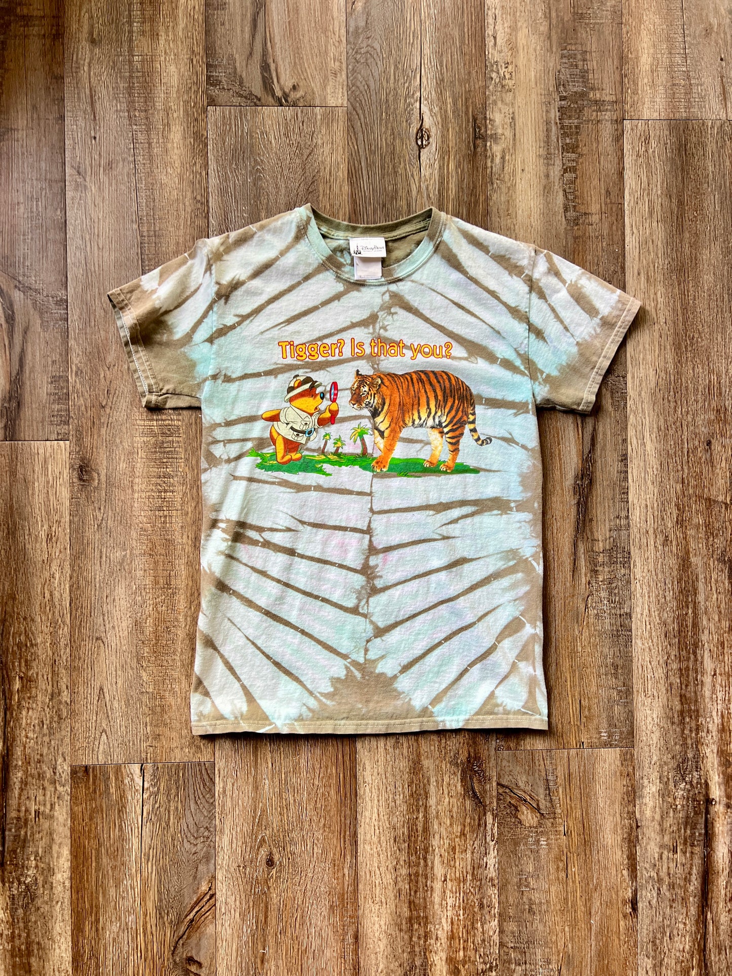 198 -Green Tie-Dye Tigger is That You? Tee - S