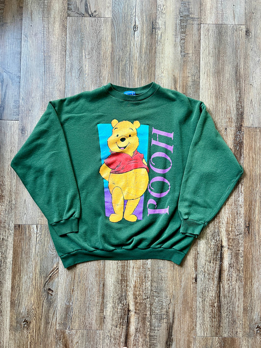 202 -Forest Green WTP Pooh Crewneck - XL
