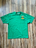 200 -Forest Green WTP & Tigger Embroidered Pocket Tee - XL
