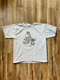 246 -Grey Eeyore Jelly Print WDW Logo Tee - XL