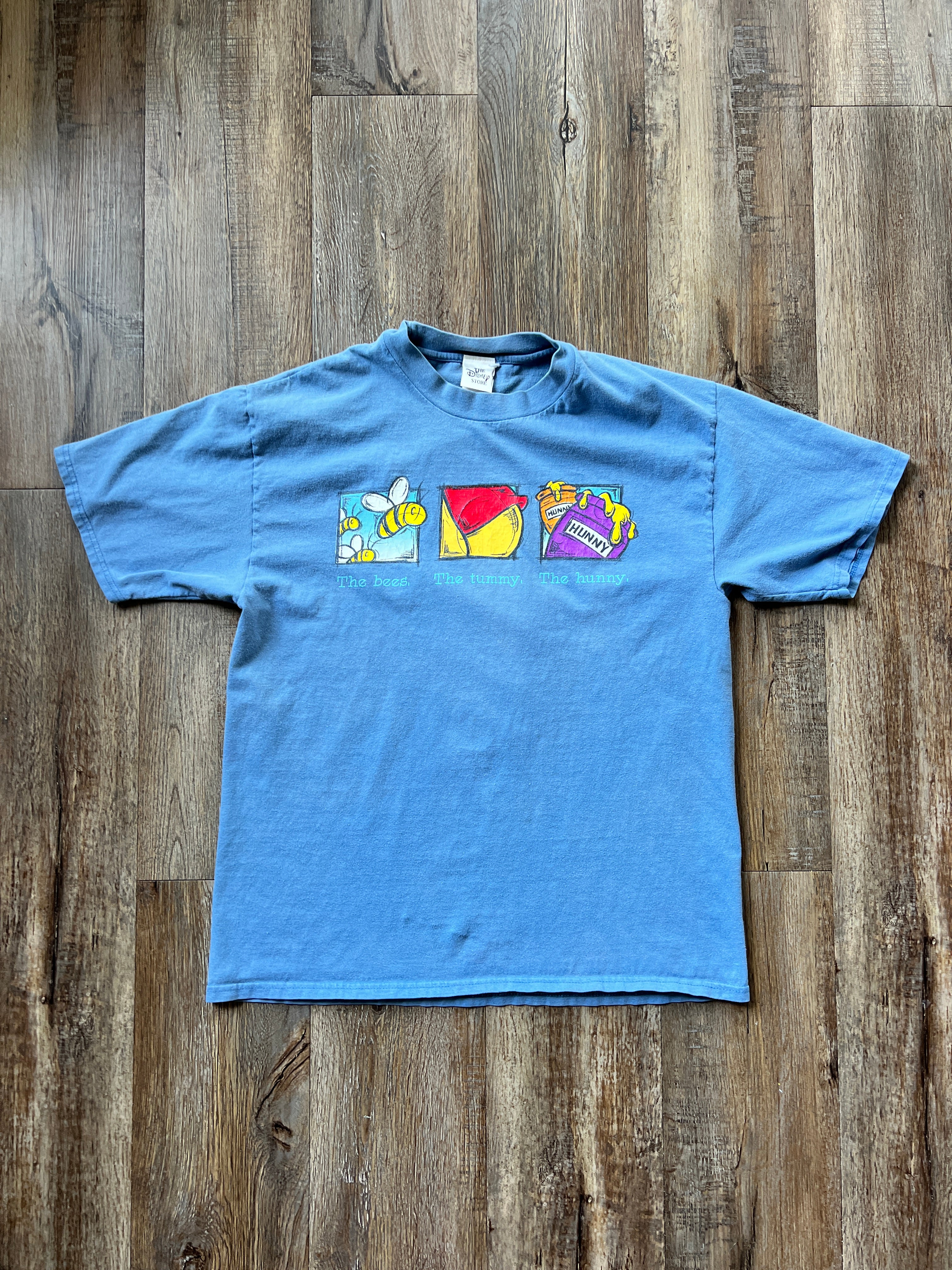 217 -Blue WTP The Bees The Tummy The Hunny Tee - L