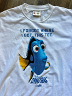 1238 -White I Forgot Where I Got This Tee Dory The Living Seas Shirt - M