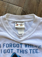 1238 -White I Forgot Where I Got This Tee Dory The Living Seas Shirt - M