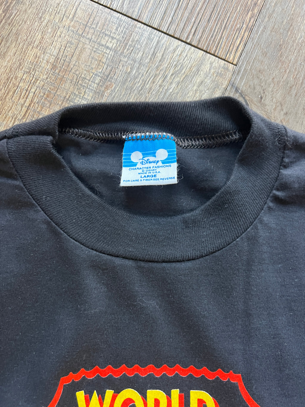1241 -Black 1990 MGM Dick Tracy World Premiere Shirt - L