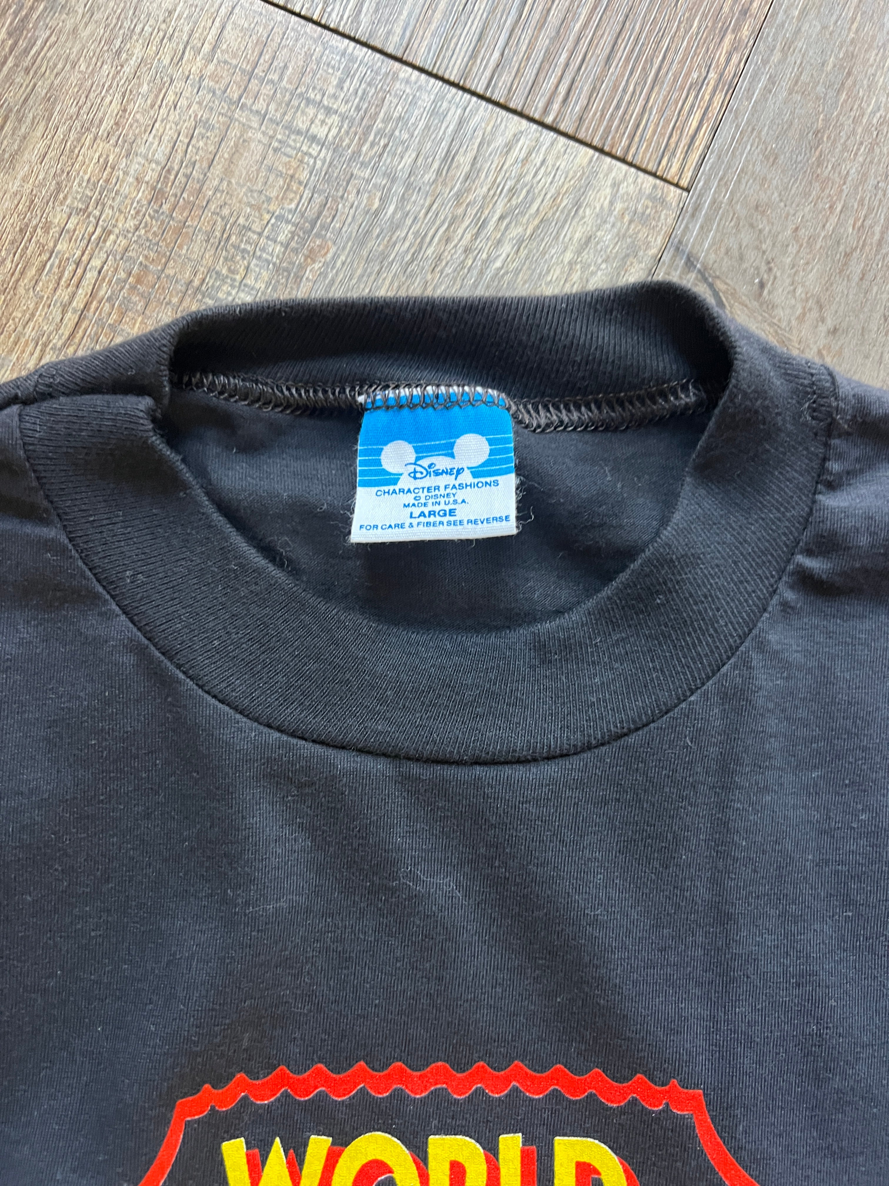 1241 -Black 1990 MGM Dick Tracy World Premiere Shirt - L