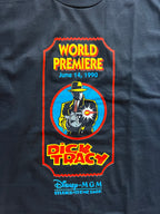 1241 -Black 1990 MGM Dick Tracy World Premiere Shirt - L