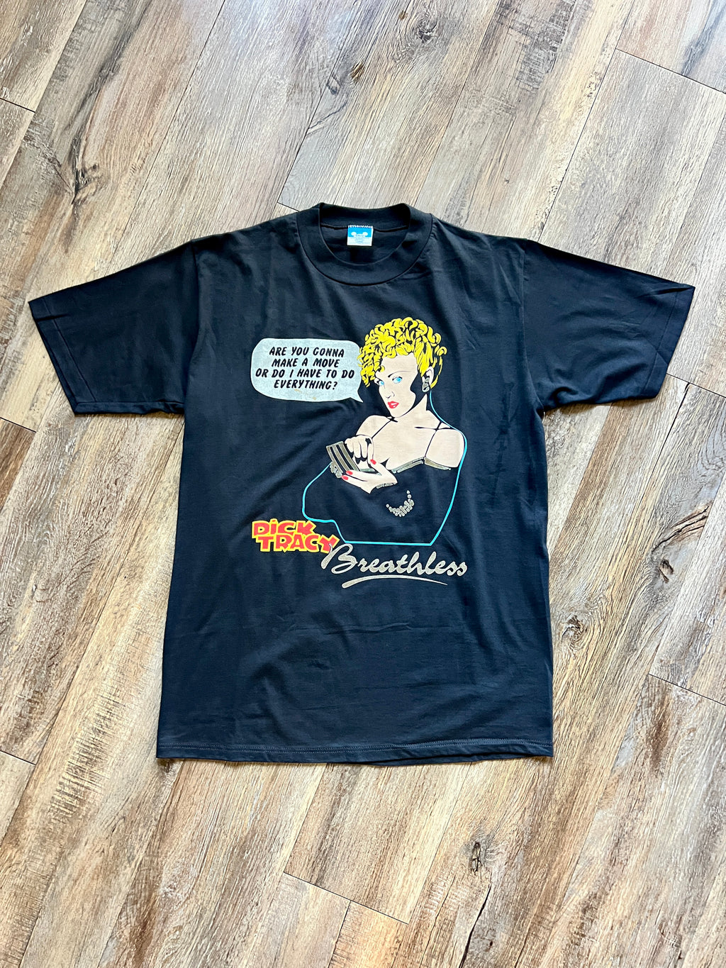 1242 -Black Dick Tracy Breathless Shirt - L