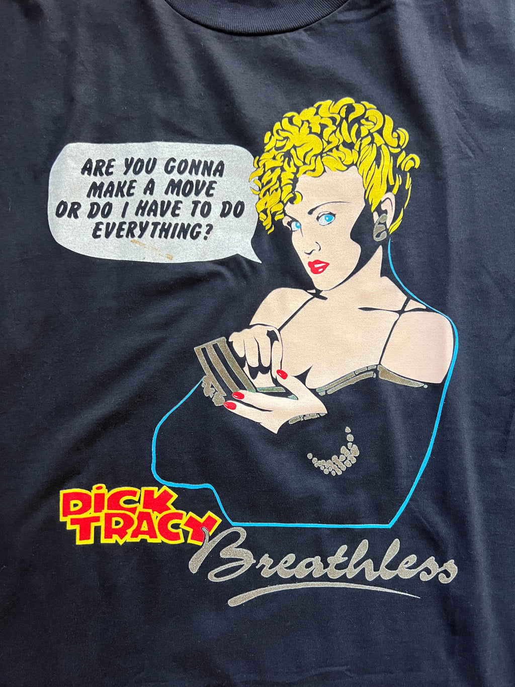 1242 -Black Dick Tracy Breathless Shirt - L