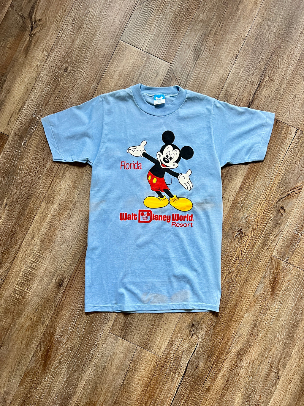1245 -Blue Mickey Florida WDW Resort Shirt - S