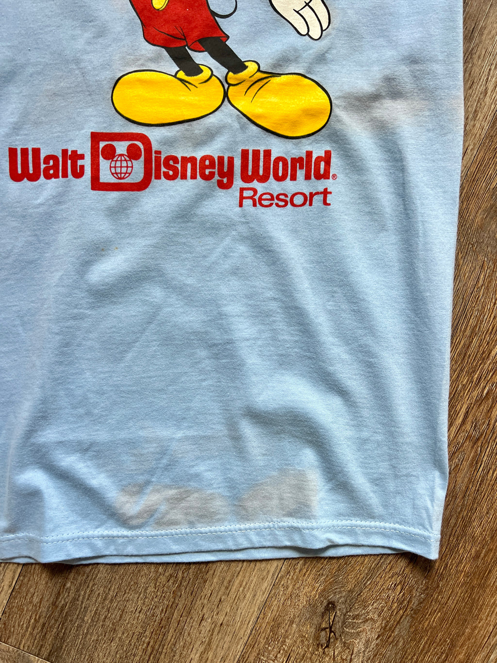 1245 -Blue Mickey Florida WDW Resort Shirt - S