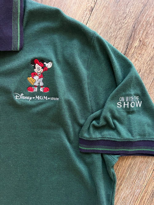 1248 -Green MGM Director Mickey MGM Studios Polo - 2XL