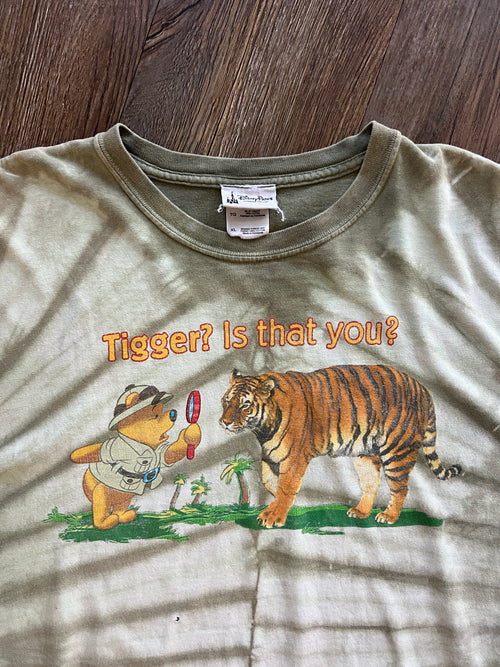 1250 -Green Tie-Dye Tigger is That You Shirt - XL
