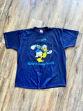 1251 -Navy Angry Donald WDW Shirt - 2XL