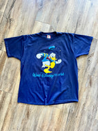 1251 -Navy Angry Donald WDW Shirt - 2XL
