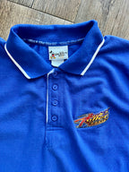 1252 -Blue Rockn' Roller Coaster Rock the World Polo