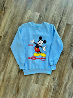 1253 -Blue Mickey Florida WDW Resort Crewneck - S