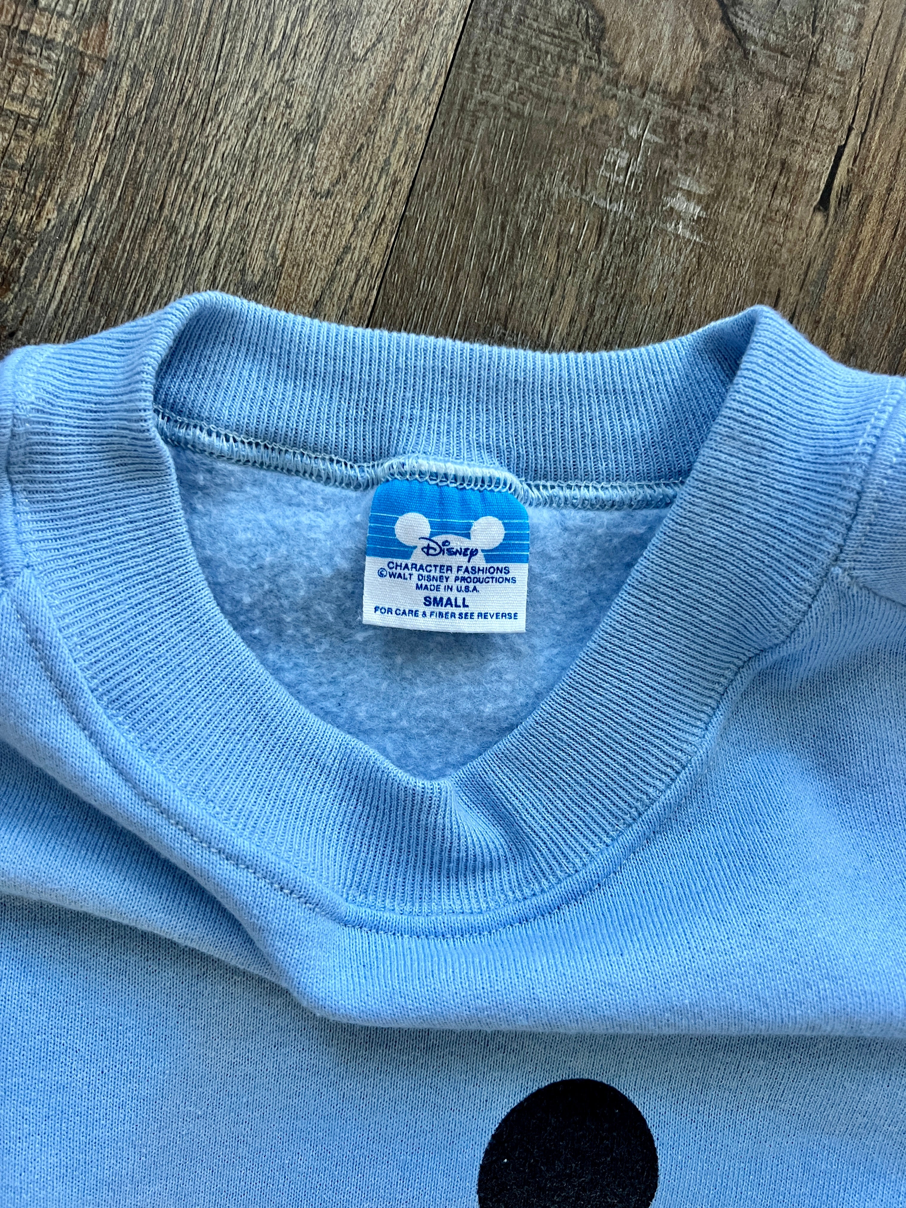 1253 -Blue Mickey Florida WDW Resort Crewneck - S